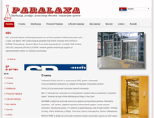 Tablet Screenshot of paralaxa.co.rs